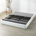 ZINUS 7.5 Inch Box Spring with Cover, No Assembly Mattress Foundation, Sturdy Metal Structure, Queen, White