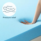 ZINUS 2 Inch Green Tea Cooling Gel Memory Foam Mattress Topper, Smaller, More Convenient WonderBox Packaging, Cooling Gel Foam, CertiPUR-US Certified, King