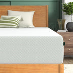 ZINUS 10 Inch Green Tea Memory Foam Mattress, Twin, Fiberglass Free, Patented Custom Contour Support, Sturdy Base Foam, CertiPUR-US Certified, Mattress in A Box, White