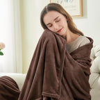 BEDELITE Fleece Blanket King Size Blankets for Bed, Luxury Plush Cozy Fuzzy Blanket 108x90 inches, Super Soft Warm Lightweight Throw Blanket All Seasons Suitable, Brown