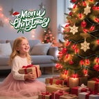 Minetom C9 Red Christmas String Lights, 25FT 25 Blubs Bright & Warm Outdoor Christmas Lights, Long Life C9 String Lights for Tree Patio Gazebo Wreath, Green