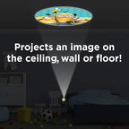 Minions Projectables Plug-in Night Light, Despicable Me, for Kids, Collector’s Edition, Light Sensing, Project Image on Ceiling, Wall, or Floor, 42029 , Yellow