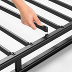 ZINUS Quick Lock Metal Smart Box Spring, 4 Inch Mattress Foundation, Strong Metal Structure, Easy Assembly, Full, White