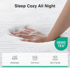 Novilla Mattress Twin XL, 8-Inch Gel Memory Foam Mattress for Pressure Relief, Enhanced Support & Plush Comfort, Twin XL Bed in a Box, Bliss