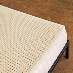 Pure Green Natural Latex Mattress Topper - Firm - 1 Inch Cal King Size (GOLS Certified Organic)