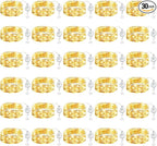 Brightown 30 Pack LED Fairy Lights Battery Operated String Lights, 7ft 20LED Waterproof Silver Wire String Lights, Firefly Starry Moon Lights for Mason Jars DIY Christmas Wedding Party Bedroom