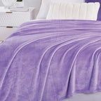 Walensee Fleece Blanket Plush Throw Fuzzy Lightweight (King Size 108x90 Lavender) Super Soft Microfiber Flannel Blankets for Couch, Bed, Sofa Ultra Luxurious Warm and Cozy for All Seasons