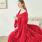 BEDELITE Fleece Blanket Red Throw Blanket for Couch & Bed, Luxury Plush Cozy Fuzzy Blanket 50" x 70", Super Soft Warm Lightweight Fall Throw Blanket for Travel Camping