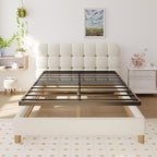 California King Box Spring Bed Base 2 Inch, Low Profile Metal Cal King Box Spring Bunkie Board 2 Inch, 3000 Lbs Max Weight Capacity Mattress Foundation, Noise-Free, Easy Assembly