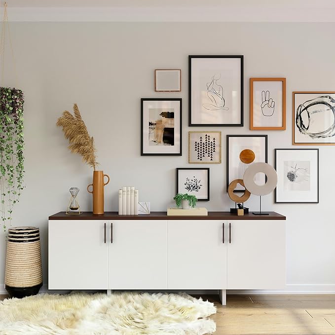 10 Pack 3.75 Inch(96mm) Kitchen Cabinet Handles Oil Rubbed Bronze Cabinet Pulls Kitchen Cabinet Hardware Drawer Pulls for Cupboard Wardrobe