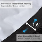 Twin Size Mattress Pad Waterproof, Pillow Top Cooling Twin Mattress Topper for Single Bed, Pee Proof Mattress Protector Cover Quilted Fitted with 8-21" Deep Pocket (39x75 inch, Black)