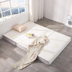 Inofia Queen Folding Mattress, 6 Inch Trifold Memory Foam Mattress with Ultra Soft Removable Cover, Foldable & Portable Queen Size Bed (78" x 58" x 6")