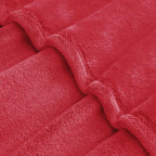 BEDELITE Big Fleece Blanket 120" x 120" (10' x 10'), Super Soft Fluffy Fuzzy Oversized King for Bed, Couch, Sofa, Camping, Extra Large Blanket Fits Your Whole Family, Red