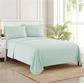 King Size Sheets - Breathable Luxury Bed Sheets with Full Elastic & Secure Corner Straps Built In - 1800 Supreme Collection Extra Soft Deep Pocket Bedding Set, Sheet Set, King, Mint