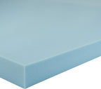 Amazon Basics Cooling Gel-Infused Memory Foam Mattress Topper, CertiPUR-US Certified, 3 inches, Queen, Blue