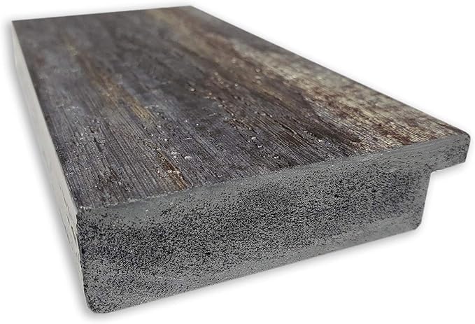 Amanti Art Brown Bathroom Mirror for Over Sink, 27x33 Bark Rustic Char Rectangle Vanity Mirror, Large Country Rustic Frame, Hangs Horizonally and Vertically, Bathroom Wall Decor, Beveled Edge