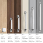 KHTumeware 2 Pack 6-1/4 Inch Cabinet Pulls & Drawer Pulls - Polished Chrome Cabinet Hardware