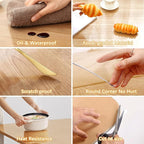 Clear Table Protector 36 x 76 Inch 1.5mm Thick Plastic Table Cover Protector, Waterproof PVC Clear Tablecloth Protector Pad, Rectangular Vinyl Desk Protector Mat for Tabletop Coffee Dining Room Table