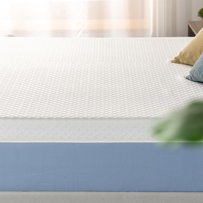 ZINUS 12 Inch Twin Cooling Essential Memory Foam Mattress [NewVersion], Fiberglass Free, Medium Feel, Breathable Cooling Layers, Certified Safe Materials