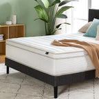 ZINUS 12 Inch Foam and Spring Hybrid Mattress [New Version], King, Fiberglass Free, Medium Firmness, Durable Support, Certified Safe Foams & Fabric, Mattress in A Box