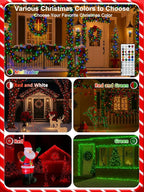 500LED Smart Color Changing Christmas Lights App Controlled, 175FT Waterproof RGB Twinkle String Light Music Sync Multiple Modes, Christmas Lights with Remote & Timer Indoor Outdoor Xmas Decorations