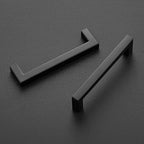 Ravinte 32 Pack 5 Inch Kitchen Square Cabinet Handles Matte Black Pulls Black Drawer Pulls Kitchen Cabinet Hardware Handles
