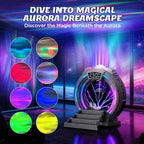 Flumy Aurora Projector Gift for Kids with Astronaut & Alien Night Light Projection, White Noise, Wireless Speaker, Alarm Clock, Remote Control, Room Decor for Bedroom Christmas Birthday Boys Girls
