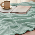 Bedsure GentleSoft Fleece Bed Blankets Full Size Sage Green - Soft Lightweight Plush Fuzzy Cozy Luxury Blanket Microfiber, 84x90 inches