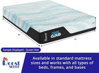 ROOST SLEEP Memory Foam Mattress, 12-Inch Twin XL – Cool Cloud Gel Foam Bed for Extra Length Comfort – Pressure-Relieving, Supportive, and Cooling Sleep Surface