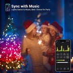 Brizled Pro Smart Christmas Lights, 66ft 200 LED WiFi Christmas Tree Lights, App Controlled RGB Color Changing Xmas Lights String Works with Alexa & Google Home for Holiday Xmas Party Indoor Outdoor