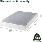 ZINUS 9 Inch Full Metal Smart Box Spring with Quick Assembly, Mattress Foundation, Strong Metal Frame, Easy Assembly