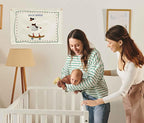 Silly Goose Nursery Rectangular Canvas Banner-Flag Wall Sign Decor for Boys Girls Toddler Kids,Baby Room Above Crib Playroom Reading Room Bedroom Decor-Easter Baby Shower Birthday Christmas Gift
