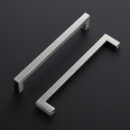 Ravinte 25 Pack Brushed Nickel Kitchen Cabinet Handles 7-1/2 Inch Cabinet Pulls Square Kitchen Hardware for Cabinet Drawer Pulls Drawer Handles Come with Screwdriver