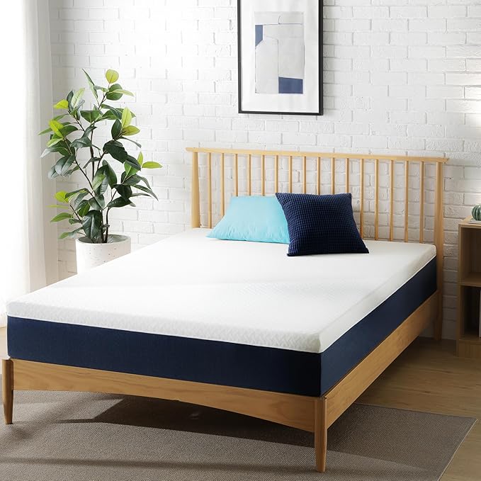 ZINUS 10 Inch Full Cooling Comfort Hybrid Mattress [New Version], Fiberglass Free, Medium Firm Feel, Motion Isolation, Certified Safe Foams & Fabric