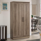 Sauder HomePlus Storage Cabinet/ Pantry cabinets, Salt Oak finish