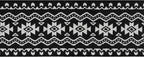 Custom Length Cut to Size Tribal Ethnic Southwestern Inspired Hallway Runner Rug, Non Slip Rubber Backed, 31 inch Wide X Customized Length, Aztec Black, 31 inch X 9 feet