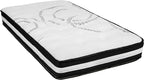 Flash Furniture Capri Comfortable Sleep 10" Hybrid Pocket Spring and Foam Mattress in a Box, Foam Pocket Spring Hybrid Mattress, Twin