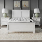 Signature Design by Ashley Full Size Chime 8 Inch Medium Firm Innerspring Mattress with Pressure Relief Quilt Foam, Fiberglass Free, Mattress In A Box