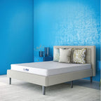 Cool Gel 6 Inch Queen Memory Foam Mattress Medium Firm, Memory Foam Mattress Queen Size Cooling, Made in the USA, 6" Depth with Pressure Relief, CertiPUR-US Certified No Fiberglass, CoolGel Bed