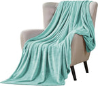 Walensee Fleece Blanket Plush Throw Fuzzy Lightweight (King Size 108x90 Light Blue) Super Soft Microfiber Flannel Blankets for Couch, Bed, Sofa Ultra Luxurious Warm and Cozy for All Seasons
