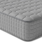 Vesgantti 8 Inch Multilayer Hybrid Twin XL Mattress - Multiple Sizes & Styles Available, Ergonomic Design with Breathable Foam and Pocket Spring, Medium Firm Feel, Grey