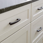 Franklin Brass (10-Pack) – Deep Bronze Cabinet Handles, 4 Inch Hole Center, Pulls for Drawers, Kitchen Cabinet Door, Dressers | Pierce