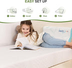 Twin Mattress in a Box, 5 inch Mattresses Made in USA for Kids Bed Single Size Daybed Individual Bunk, Memory Foam Medium Firm,