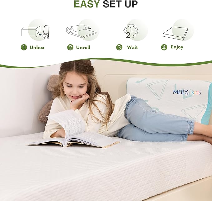 Full Mattress in a Box, 6 inch Mattresses for Platform Bed Double Size Daybed Bunk, Memory Foam Medium Firm