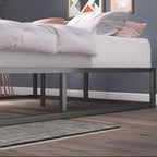 ZINUS Joseph Metal Platforma Bed Frame, Mattress Foundation, Wood Slat Support, No Box Spring Needed, Sturdy Steel Structure, Twin