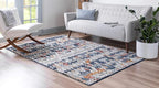 Rugs.com Morocco Collection Rug – 5' x 8' Navy Blue High-Pile Rug Perfect for Living Rooms, Large Dining Rooms, Open Floorplans