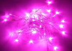 Karlling Battery Operated Pink 40 LED Fairy Light String Wedding Party Xmas Christmas Decorations(Pink,10 Pack)