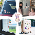 100 PCS South Korea Stickers – Korean Travel Icons, Food & Culture Vinyl Waterproof Decals for Laptop, Scrapbook, Water Bottle, Car, Guitar – Fun Gift for Teens & Adults