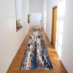 Keen Home Design Area Rugs - 2x14 Non-Shedding, Abstract Rugs for Kitchen, Living Room, Bedroom, Dining Room, Entryway - Size: 2'8" x 14', Multi