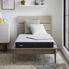 Lucid 6 Inch Memory Foam Mattress – Low Profile – Medium Firm Feel - Infused with Bamboo Charcoal and Gel - Bed in a Box - Temperature Regulating - Breathable - Twin XL Size